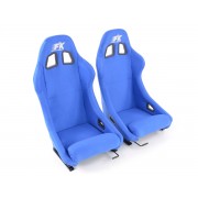 Снимка на Спортни седалки комплект 2 бр. San Francisco сини FK Automotive FKRSE010165