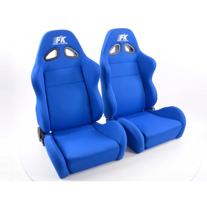 Снимка на Спортни седалки комплект 2 бр. Sport сини FK Automotive FKRSE013L/013R
