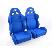 Снимка на Спортни седалки комплект 2 бр. Sport сини FK Automotive FKRSE013L/013R