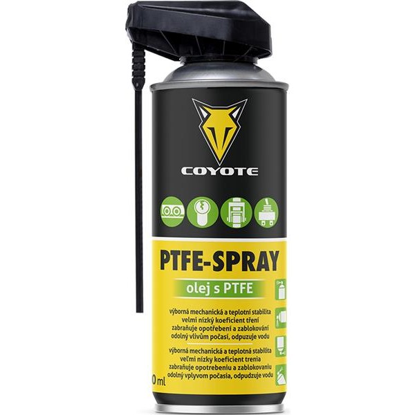 Снимка на Спрей за прах PTFE - 400 ml COYOTE C879805 за CHEVROLET REZZO 1.6 - 105 коня бензин