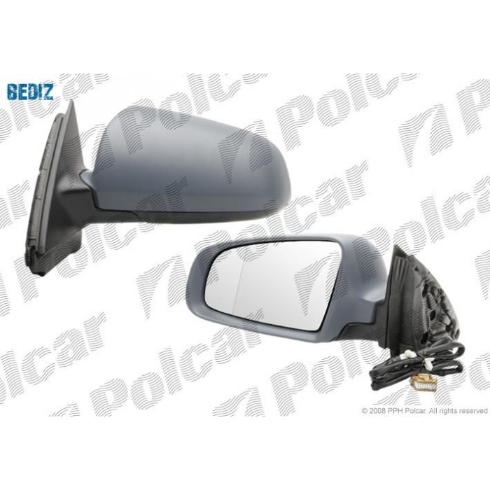 Снимка на странично огледало POLCAR 1335514M за Audi A8 Limousine (4D2, 4D8) 6.0 W12 quattro - 420 коня бензин