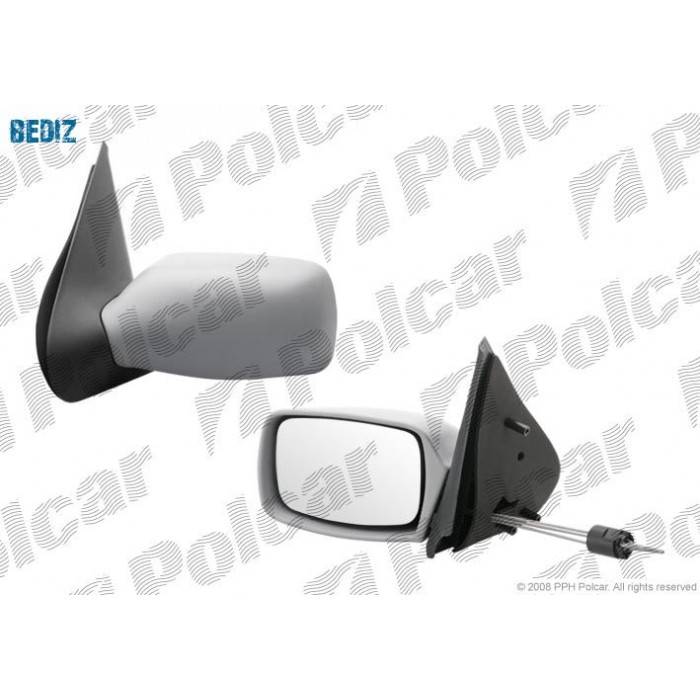 Снимка на странично огледало POLCAR 3211521M за Ford Fiesta MK 3 (gfj) 1.3 Cat - 60 коня бензин