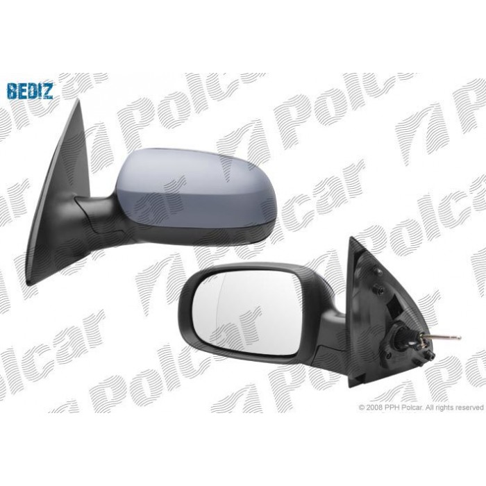 Снимка на странично огледало POLCAR 5556511E за Opel Corsa C 1.4 (F08, F68) - 90 коня бензин