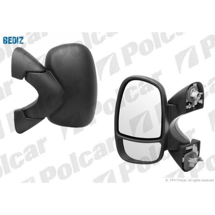 Снимка на странично огледало POLCAR 602651-M за Opel Vivaro Combi (J7) 2.5 CDTI (F7, J7, A07) - 114 коня дизел