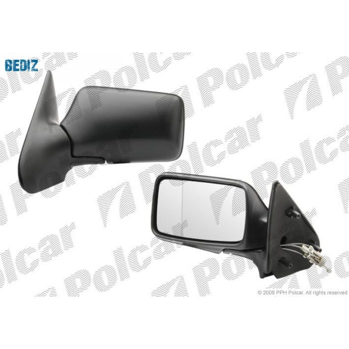 Снимка на странично огледало POLCAR 6713511E за Seat Ibiza 2 (6K2) 1.9 TDI - 90 коня дизел