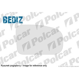 Снимка на Стъкло за странично огледало POLCAR 132354-E за Audi A6 Avant (4B, C5) 2.4 quattro - 156 коня бензин