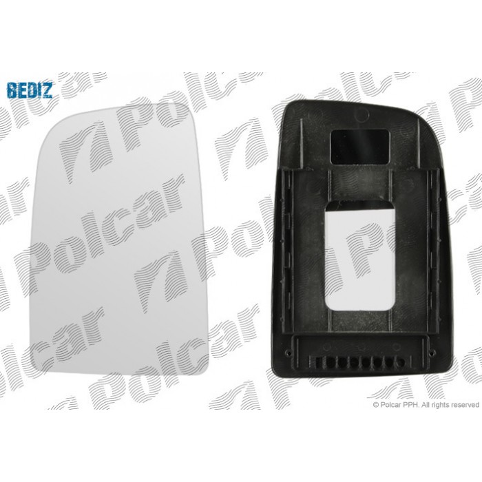 Снимка на Стъкло за странично огледало POLCAR 5065545M за VW Crafter 30-50 Platform (2F) 2.0 TDI - 109 коня дизел
