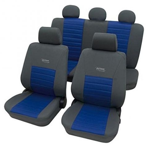 Снимка на Тапицерии за седалки Active Sports - Синьо-сив цвят  Petex 22374805 за Audi A4 Avant (8D5, B5) S4 quattro - 265 коня бензин
