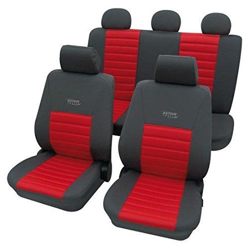 Снимка на Тапицерии за седалки Active Sports - Червено-сив цвят  Petex 22374812 за Audi A4 (8W2, B9) 40 TDI Mild Hybrid quattro - 204 коня дизел/електро