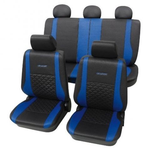 Снимка на Тапицерии за седалки Exclusive - Син цвят  Petex 26374905 за BMW 3 Touring E46 325 i - 192 коня бензин