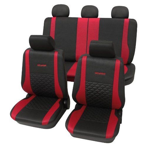 Снимка на Тапицерии за седалки Exclusive - Червен цвят  Petex 26374912 за Mercedes E-class Estate (s210) E 220 T CDI (210.206) - 125 коня дизел