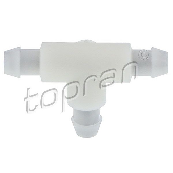 Снимка на Свързващ елемент, тръбопровод за вода за миещо устройство TOPRAN бял 208 349