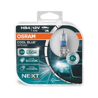 Снимка на Крушка с нагреваема жичка, фар за мъгла OSRAM COOL BLUE® INTENSE (Next Gen) HB4 9006CBN-HCB