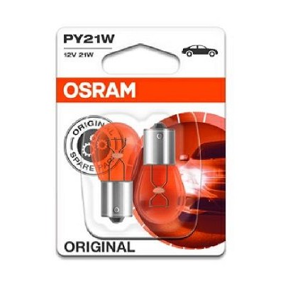 Снимка на Крушка за мигачи и стопове OSRAM ORIGINAL PY21W 7507-02B