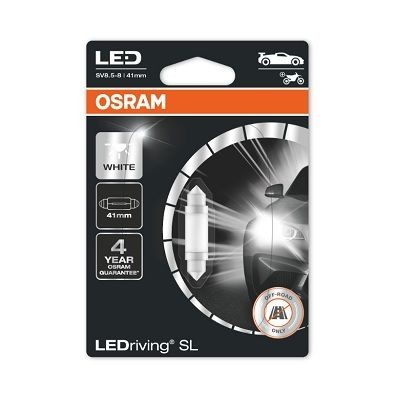 Снимка на Крушка с нагреваема жичка, лампа за четене OSRAM LEDriving® SL LED (светодиоди) бял 6413DWP-01B